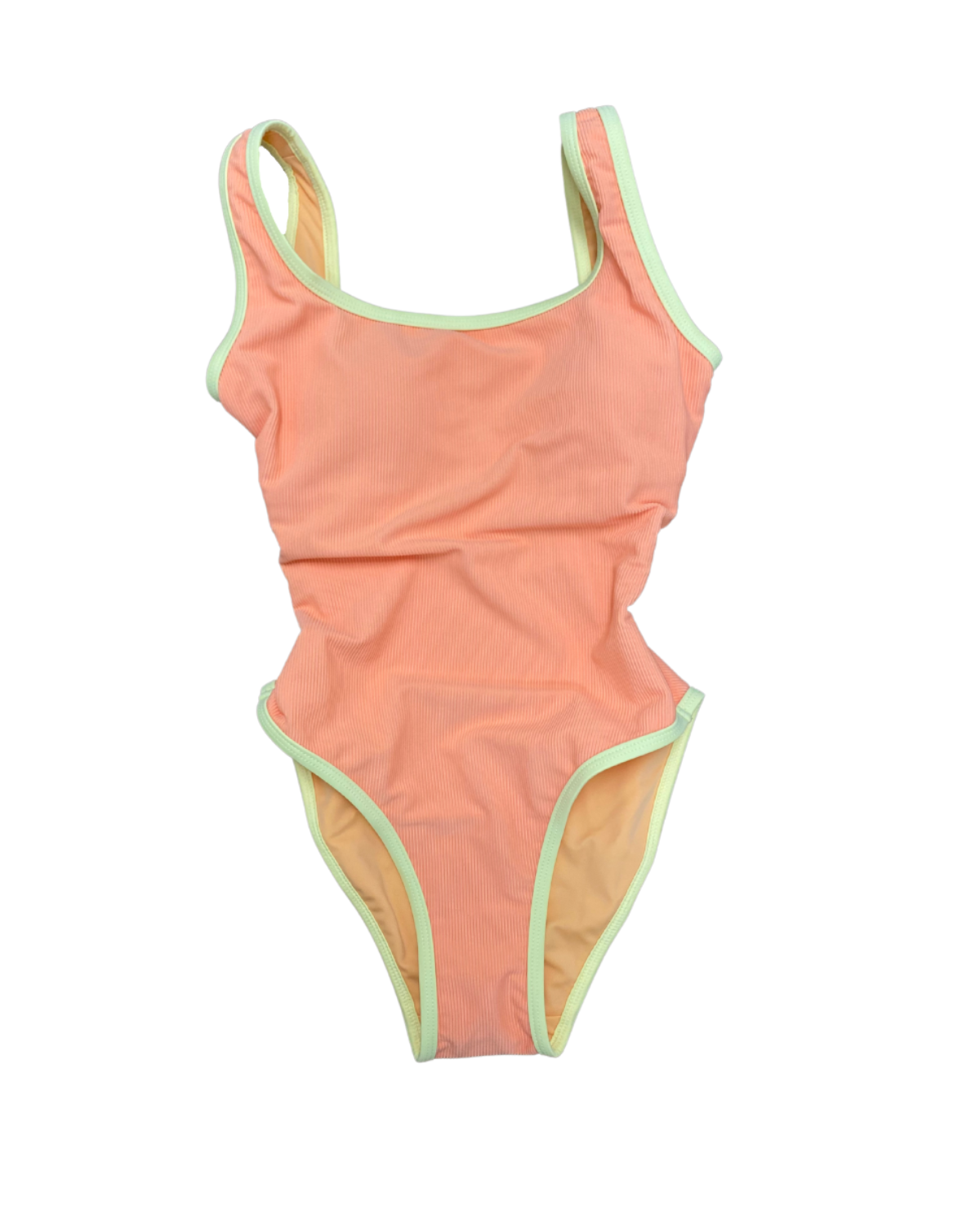 Ocean Isle One Piece- Cantaloupe/Lemon (7160926896311)