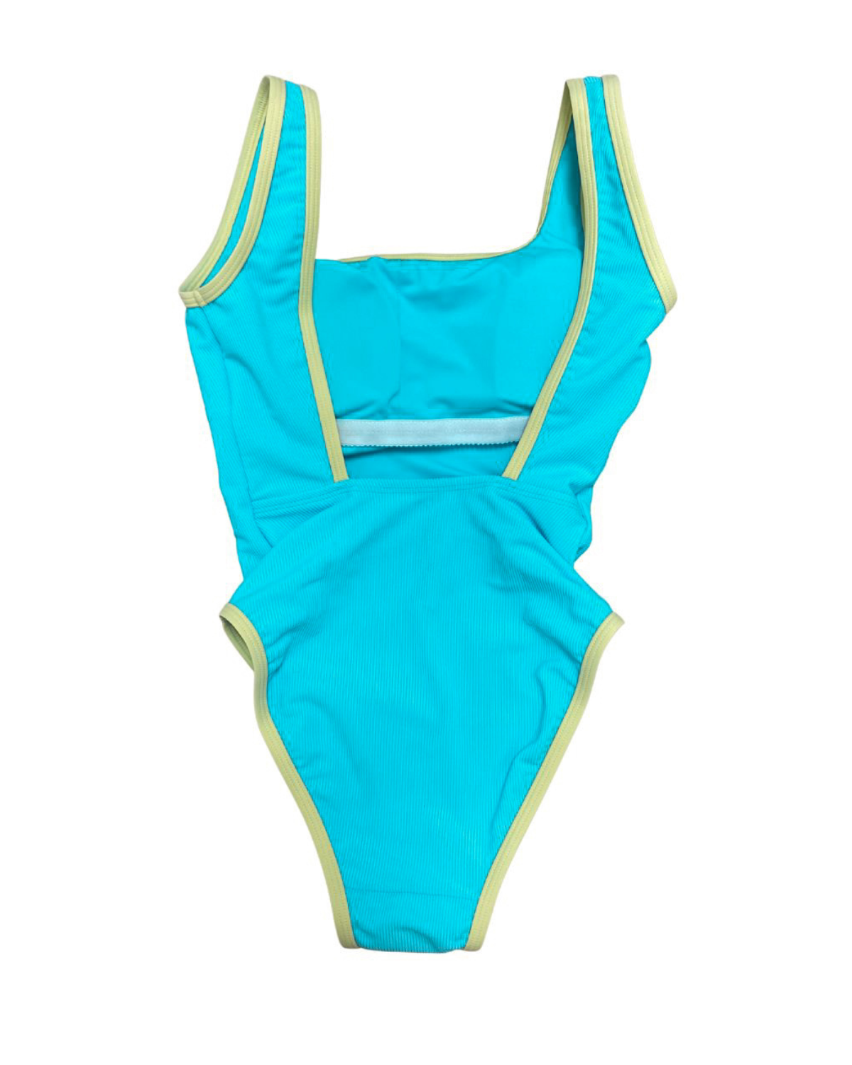 Ocean Isle One Piece- Sea/Lemon (7160927420599)