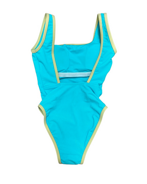 Ocean Isle One Piece- Sea/Lemon (7160927420599)
