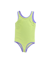 Load image into Gallery viewer, COMING SOON! Charleston Mini One Piece- Lemon/Lilac (7160925782199)
