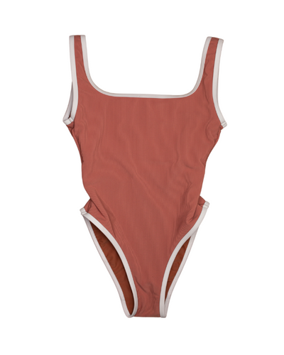 Ocean Isle One Piece- Sangria (7098568835255)