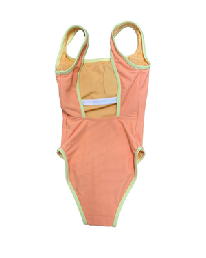 Ocean Isle One Piece- Cantaloupe/Lemon (7160926896311)
