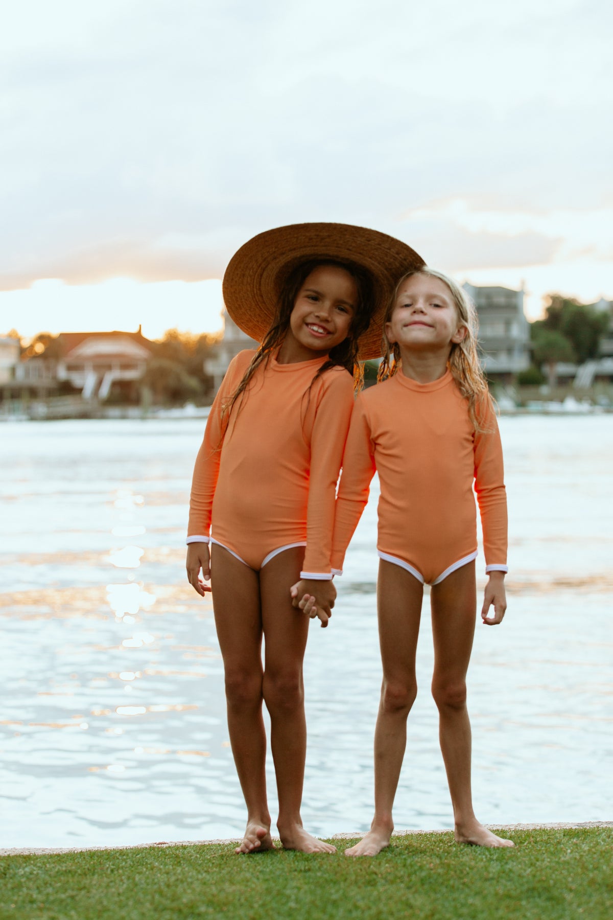 Lain Mini Rashguard - Cantaloupe (6922317660343)