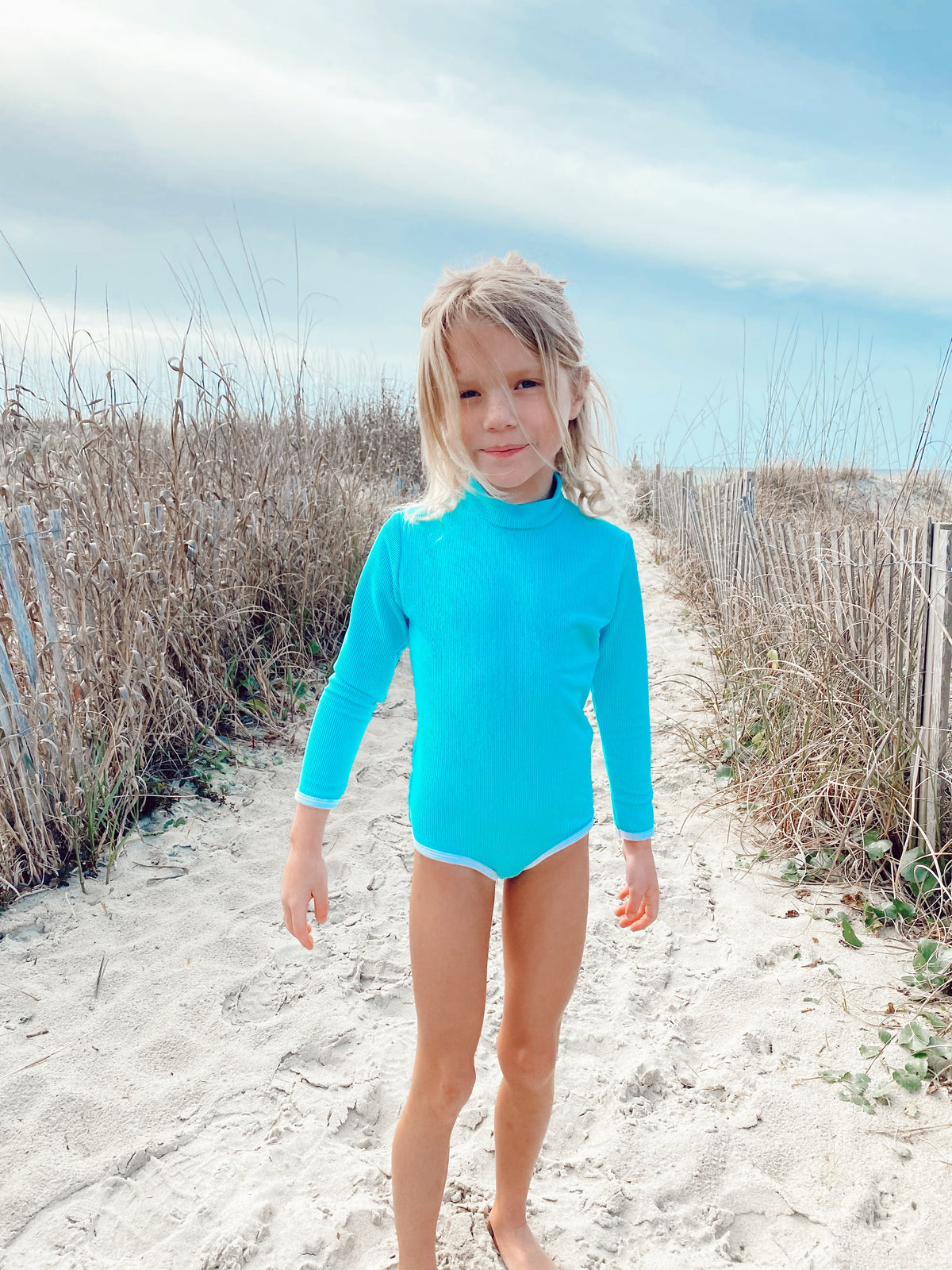 Lain Mini Rashguard - Sea (6278185255095)