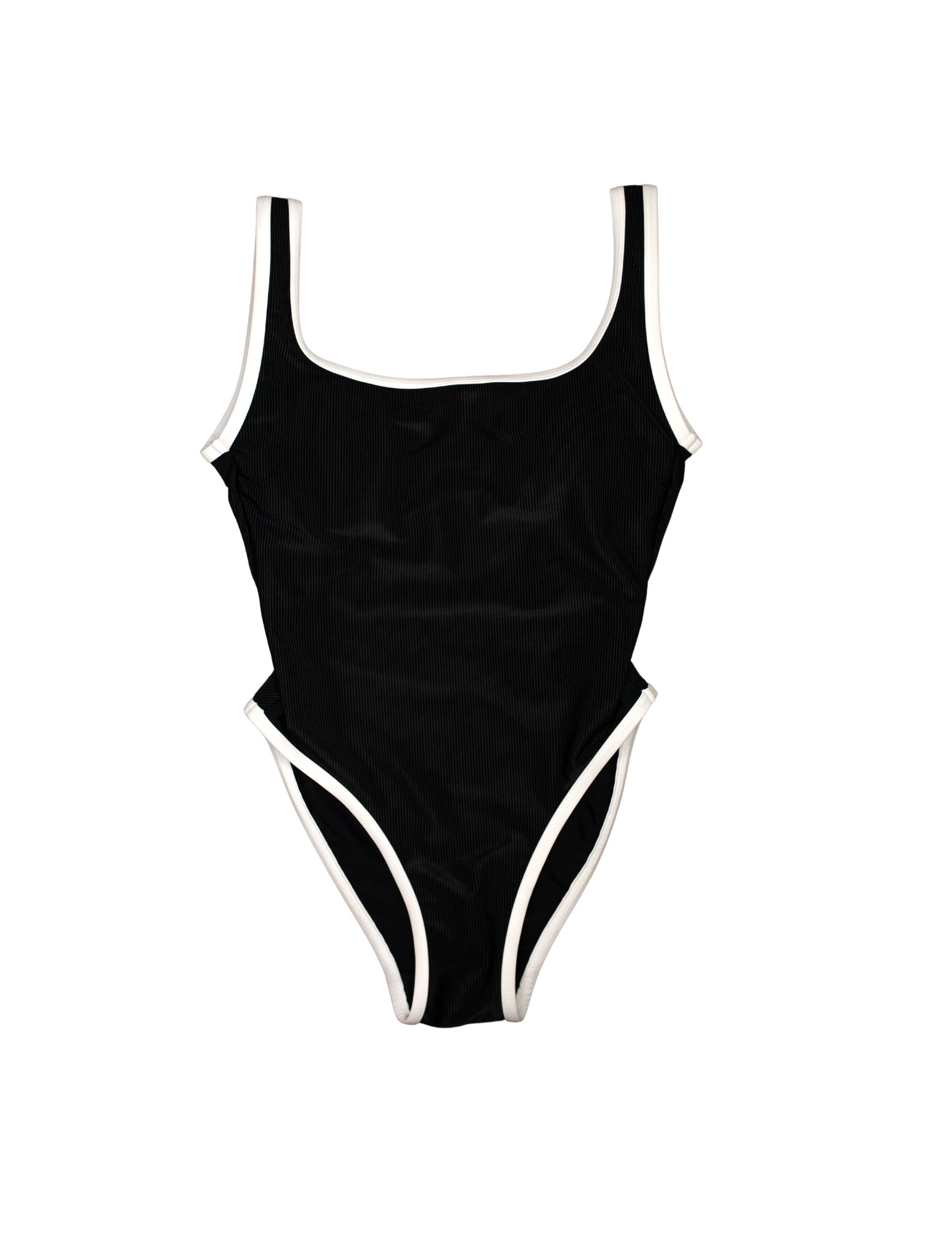 Ocean Isle One Piece- Black – LainSnow
