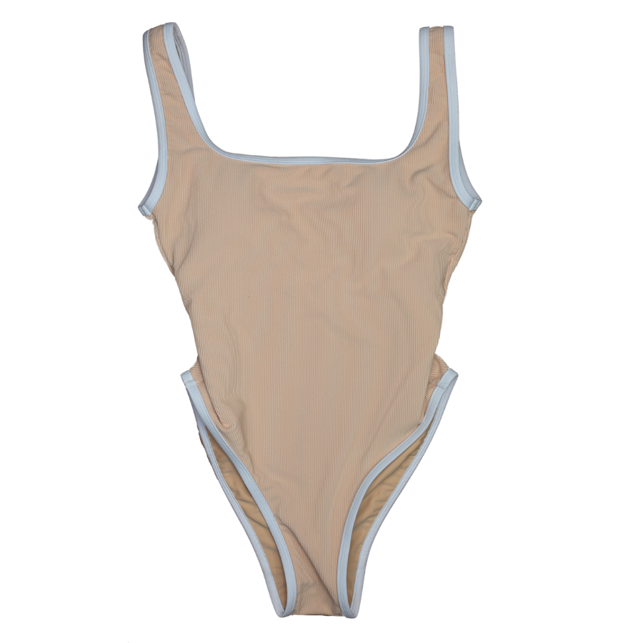 Ocean Isle One Piece- Champagne – LainSnow