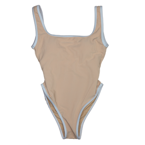 PREORDERS CLOSED Ocean Isle One Piece- Champagne (7098569294007)