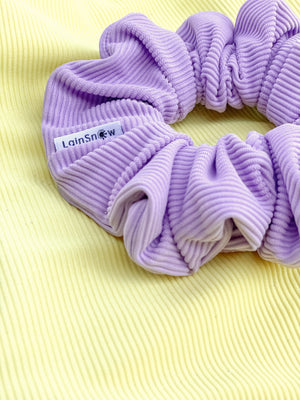 LainSnow X Shop Chelsea King Rib Srunchie- Lilac Classic (7129904545975)