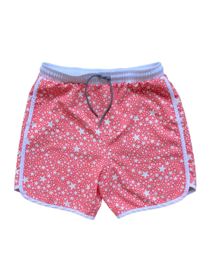Mens Sunset Beach Boardshorts- Coral Stars X Tiare Hawaii (7148611993783)