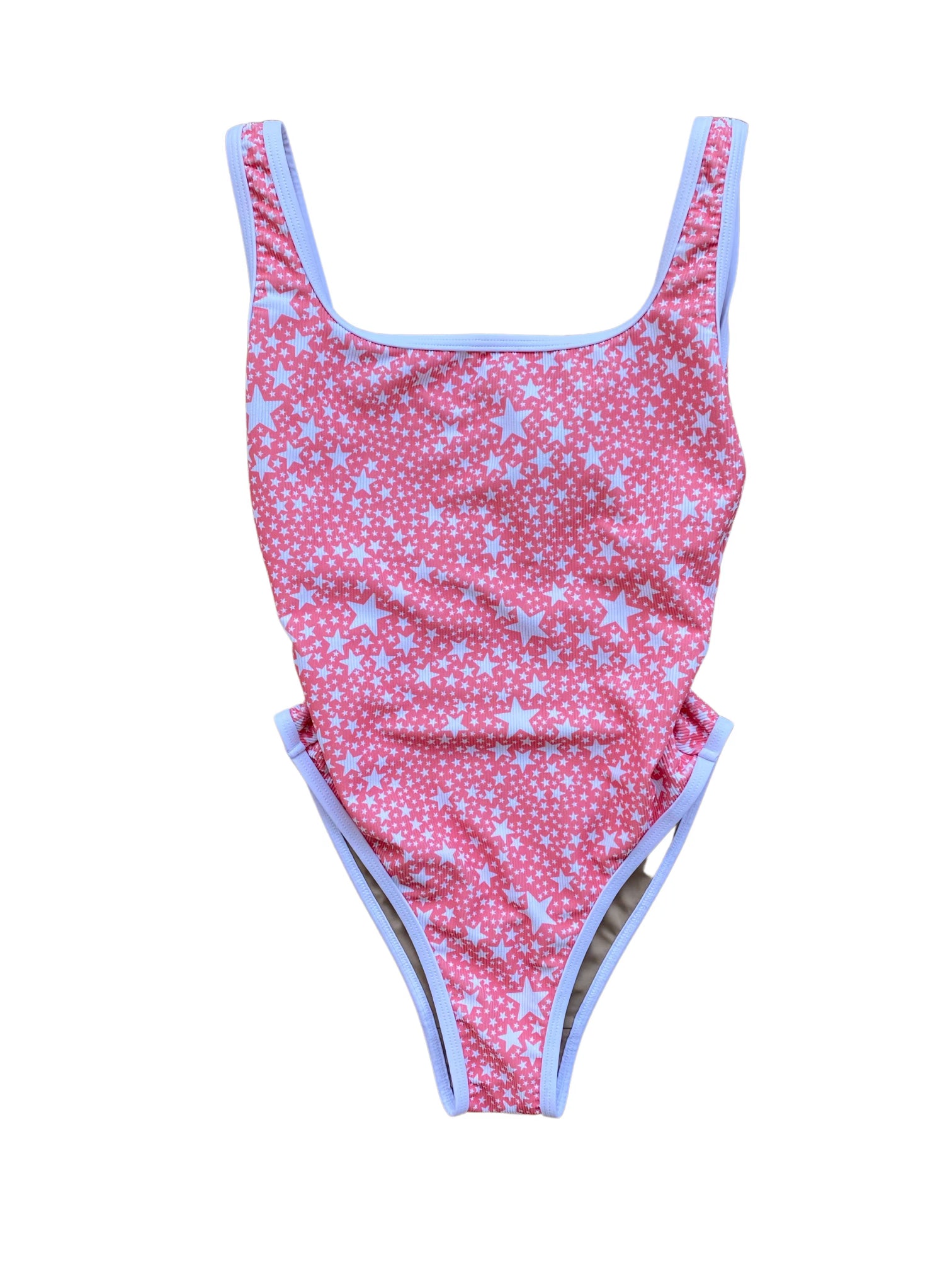 ★MANGOMANYPLEASE★ AVINY ONE PIECE (2colors) Ocean Isle One Piece- Coral Star Print X Tiare Hawaii – LainSnow