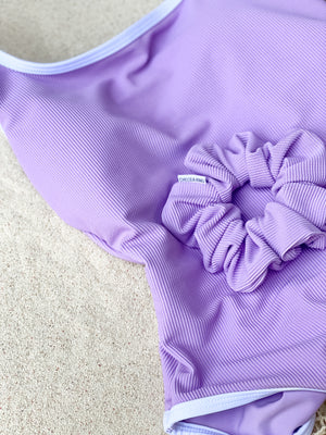 LainSnow X Shop Chelsea King Rib Srunchie- Lilac Classic (7129904545975)