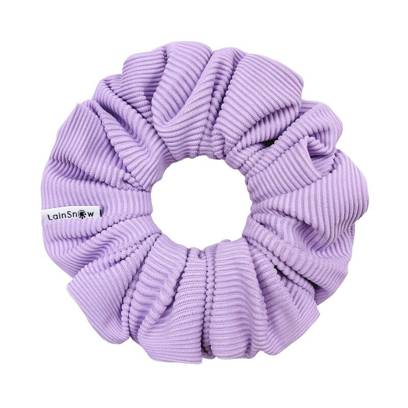 LainSnow X Shop Chelsea King Rib Srunchie- Lilac Classic (7129904545975)