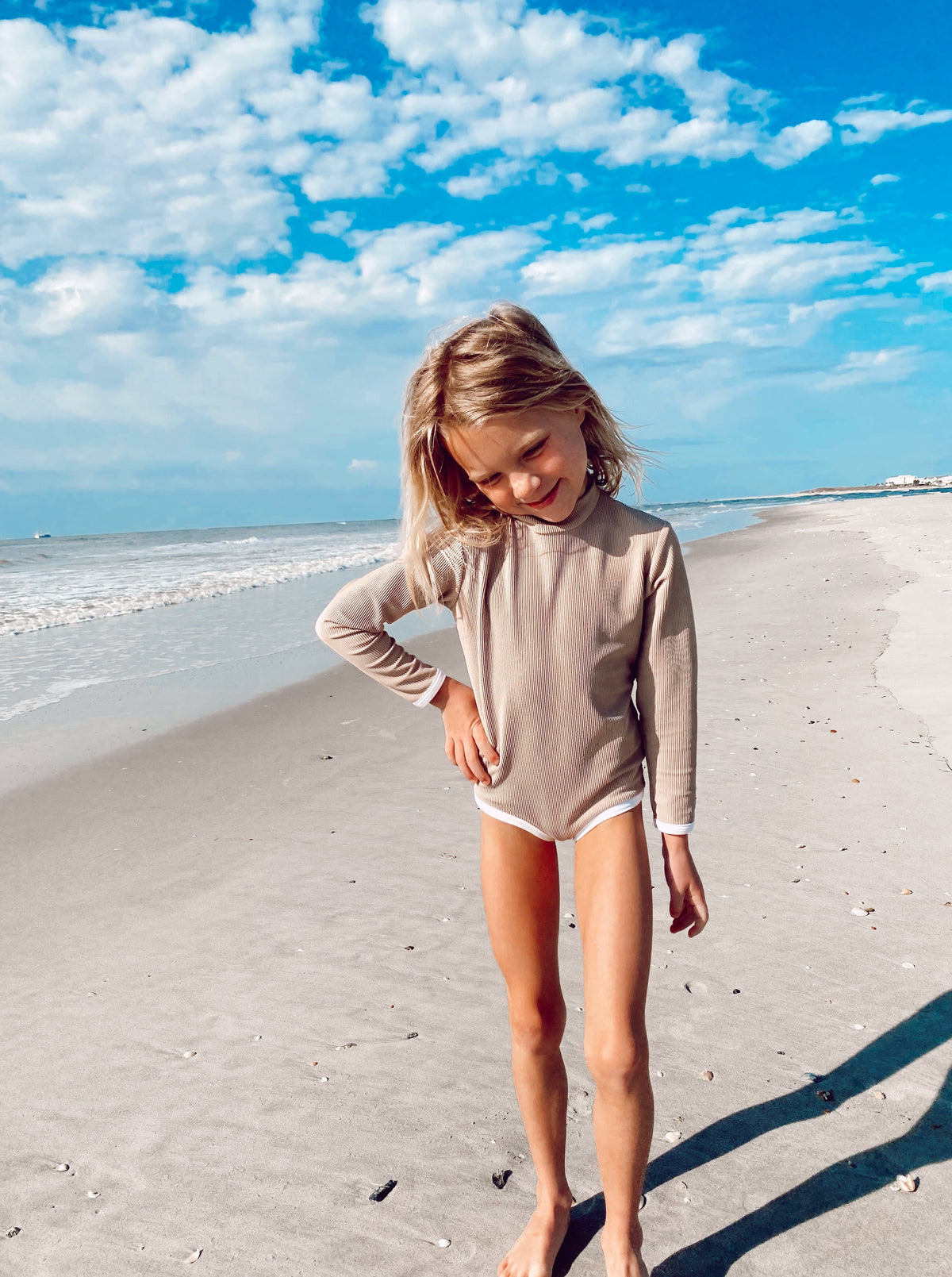 Lain Mini Rashguard - Sand (6278181650615)