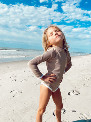 Lain Mini Rashguard - Sand (6278181650615)