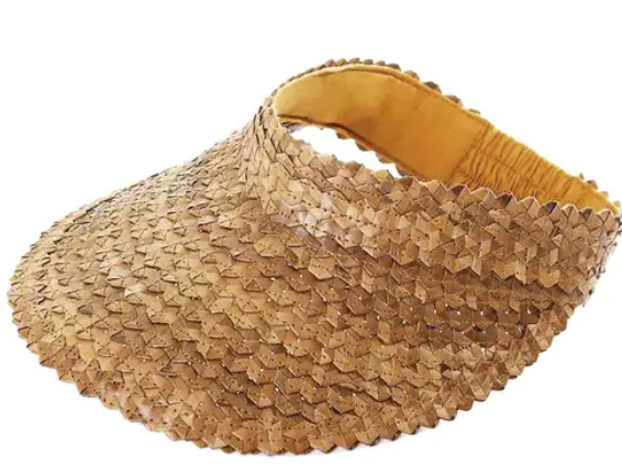 Palm Leaf Visor- Adult (6820939366583)