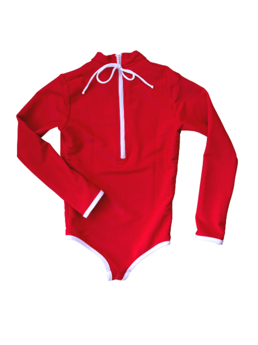 Lain Mini Rashguard- Red (7142063669431)