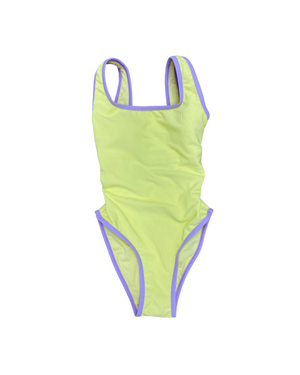 COMING SOON! Ocean Isle One Piece- Lemon/Lilac (7160927092919)