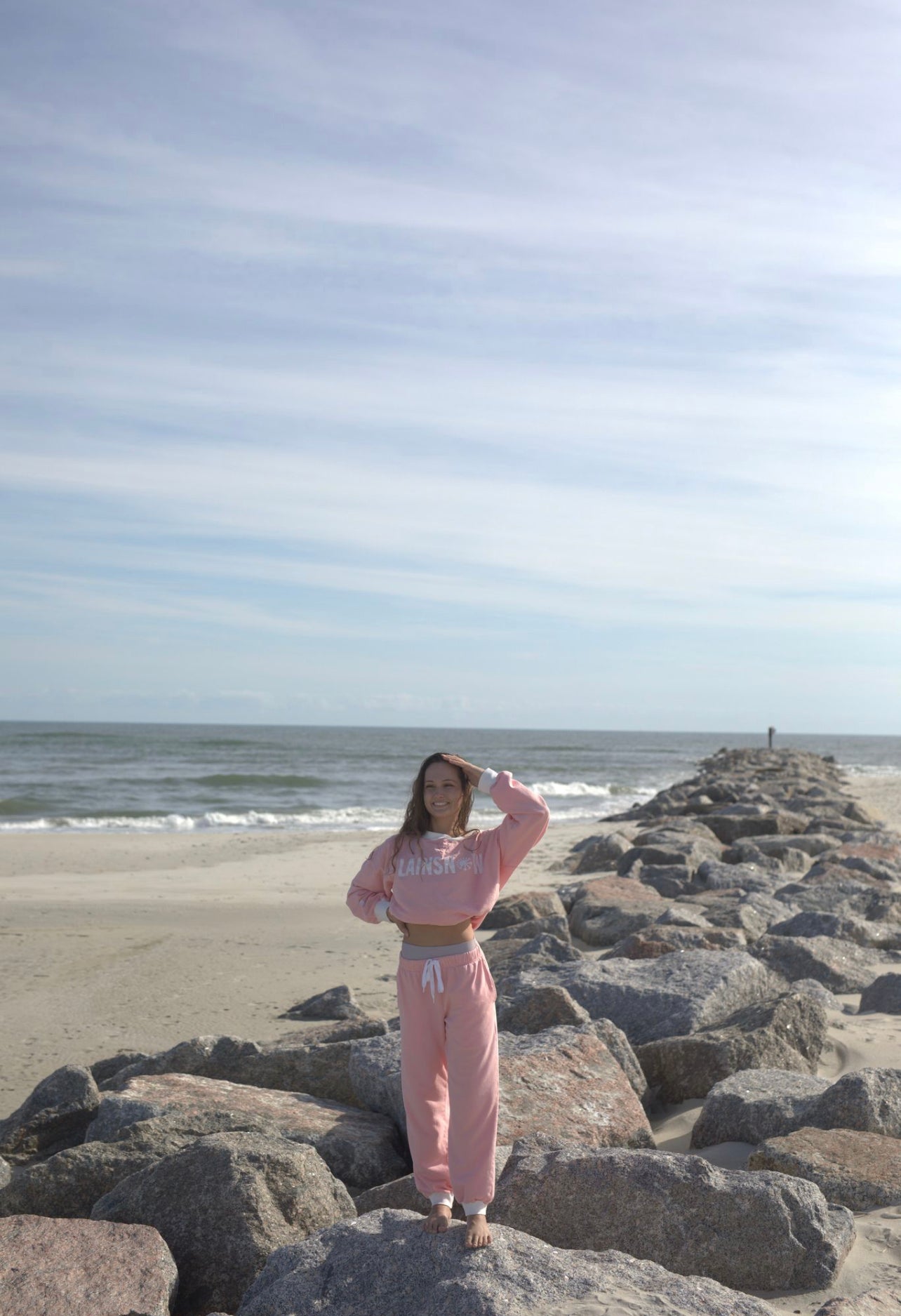 Sweatpants- Blush