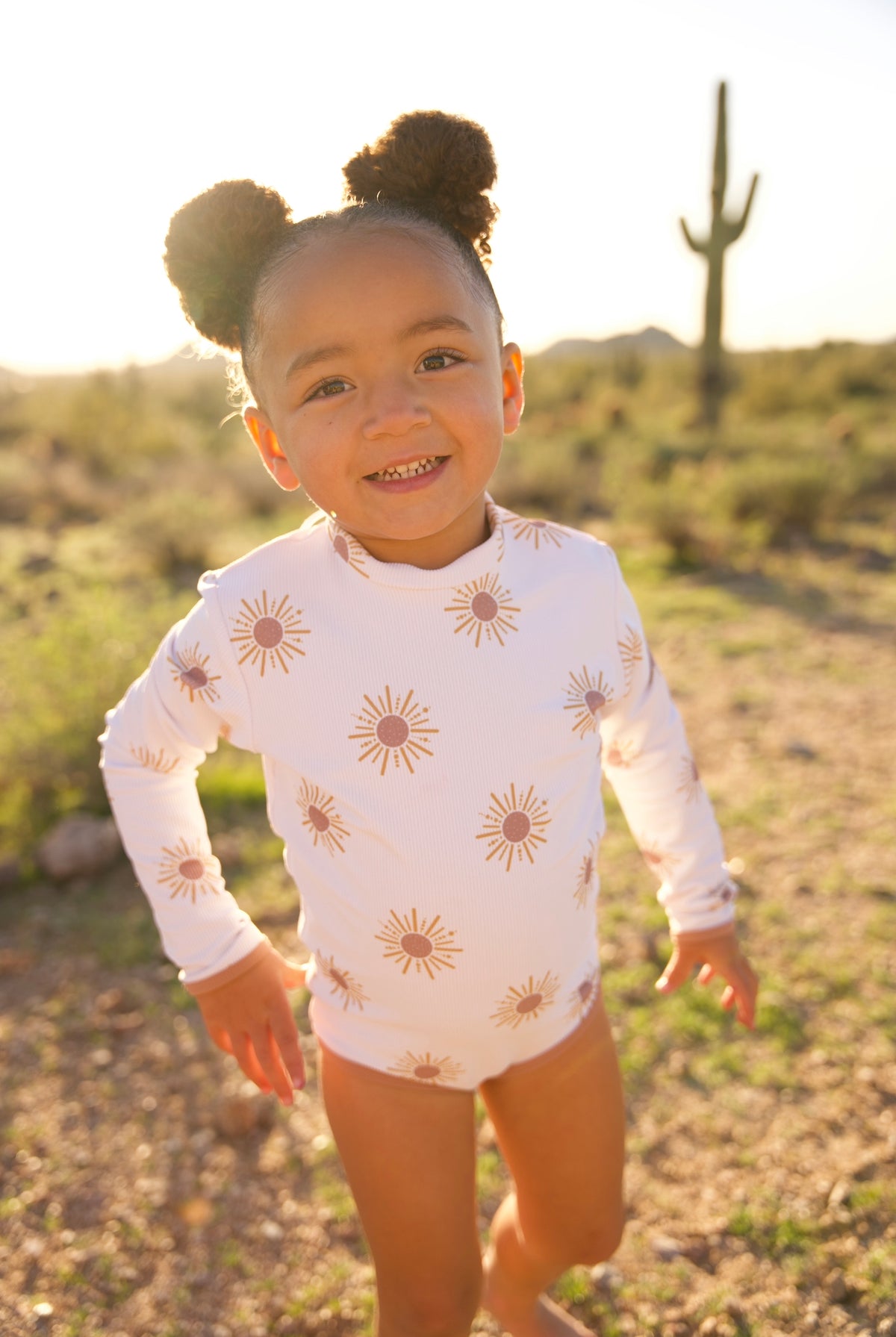 Mini Lain Rashguard- Desert Sun -Alyssa Fluellen X LainSnow Collab