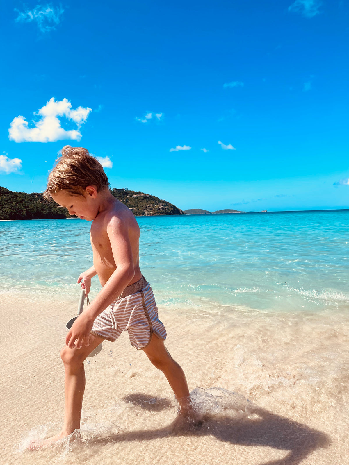 Mini Ro Trunks- Salty Daze Stripe