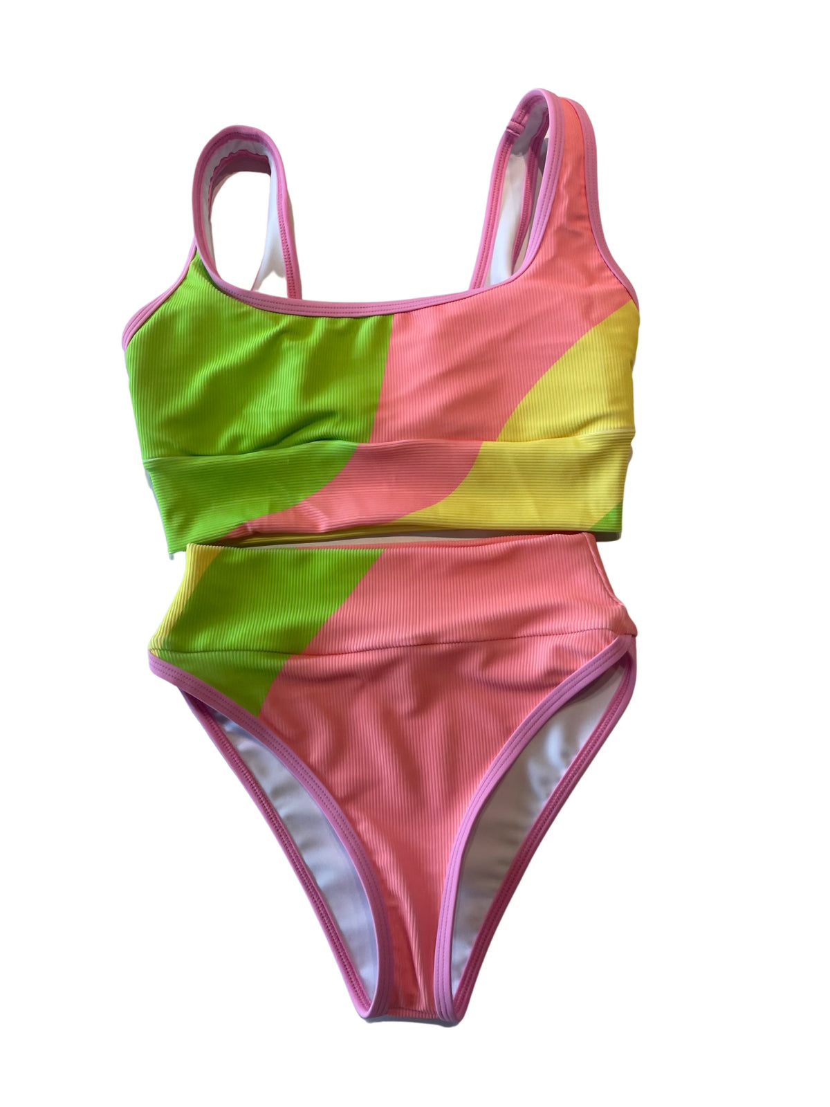 Kiawah top- Wave print Sherbet (7172735402167)