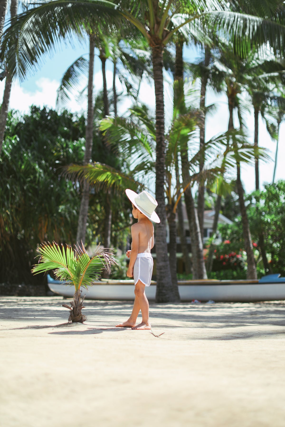 Mini Ro Trunks- Dove