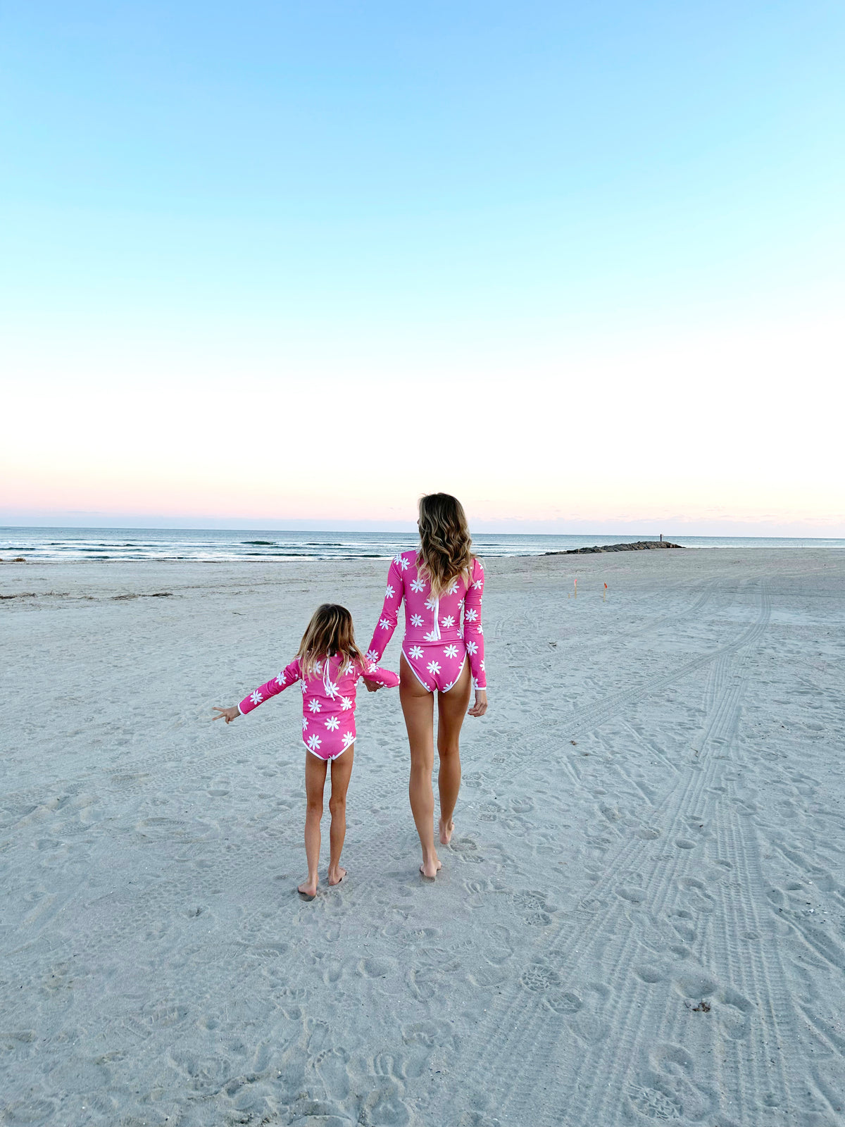 OBX Rashguard- Retro Daisy Print