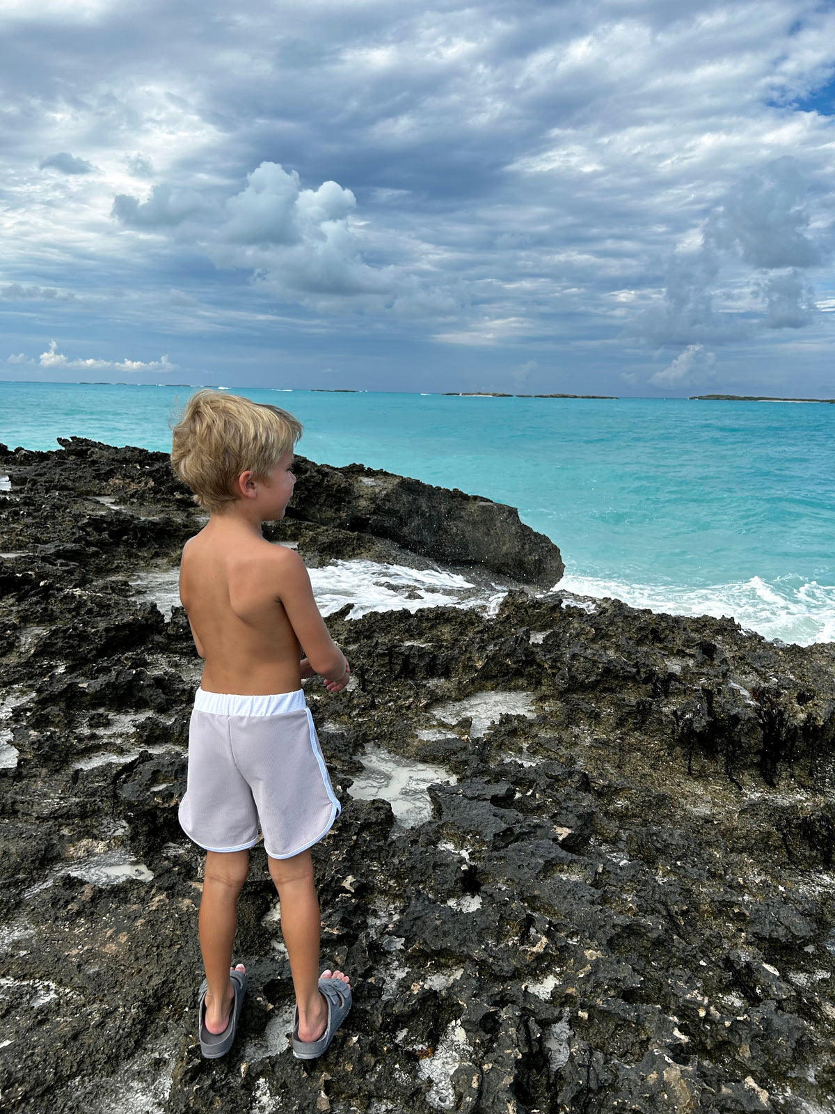 Mini Ro Trunks- Dove