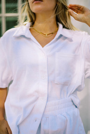 Launching Friday- Alys Beach Terry Set- White (7218571608247)