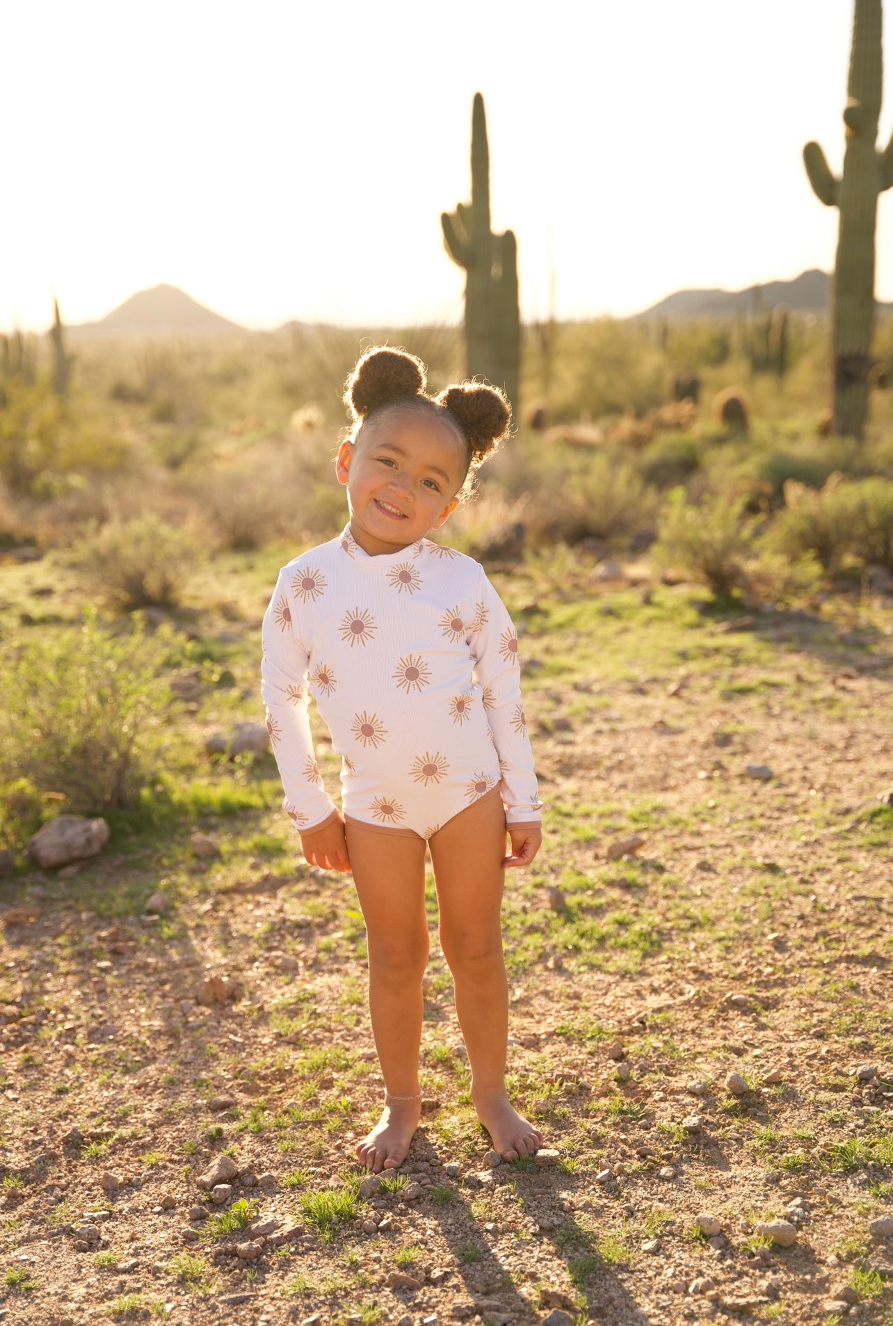 Mini Lain Rashguard- Desert Sun -Alyssa Fluellen X LainSnow Collab