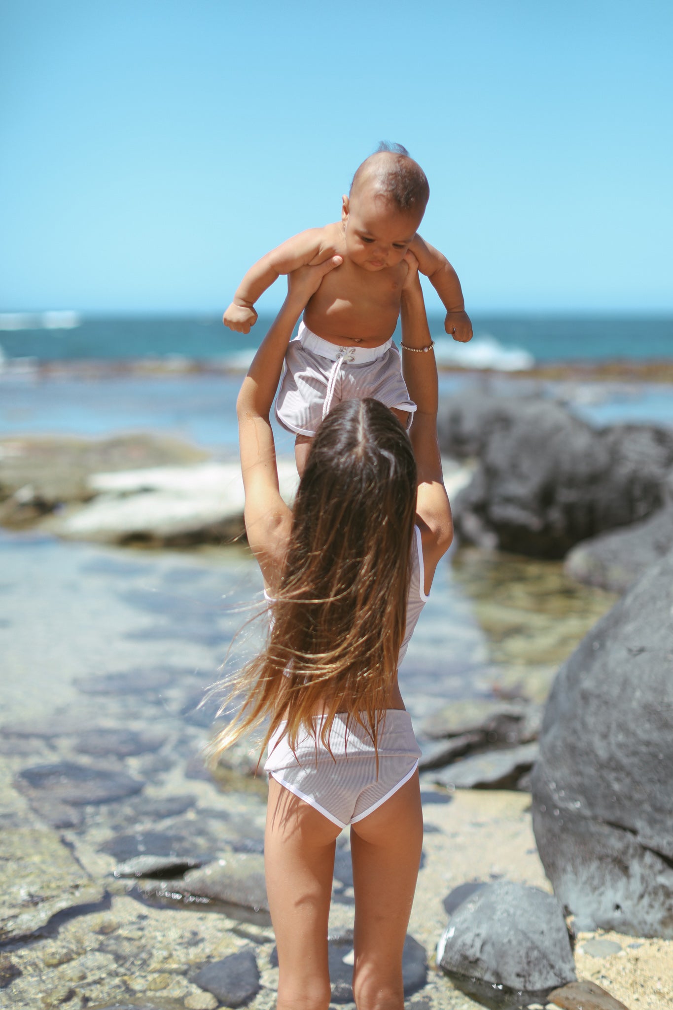 Mini Lain Bikini Set- Dove