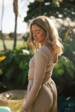 Launching Friday- Rosemary RIbbed Top- Sand (7218475172023)