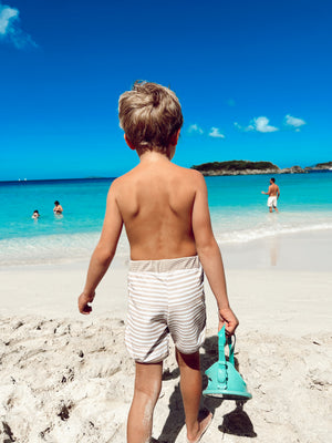 Mini Ro Trunks- Salty Daze Stripe