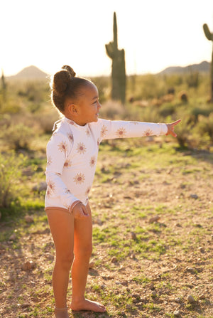 Mini Lain Rashguard- Desert Sun -Alyssa Fluellen X LainSnow Collab