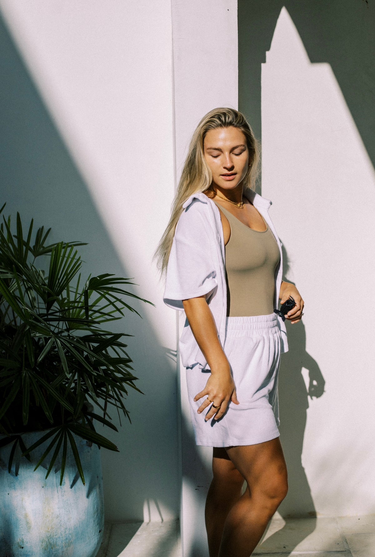 Launching Friday- Alys Beach Terry Set- White (7218571608247)