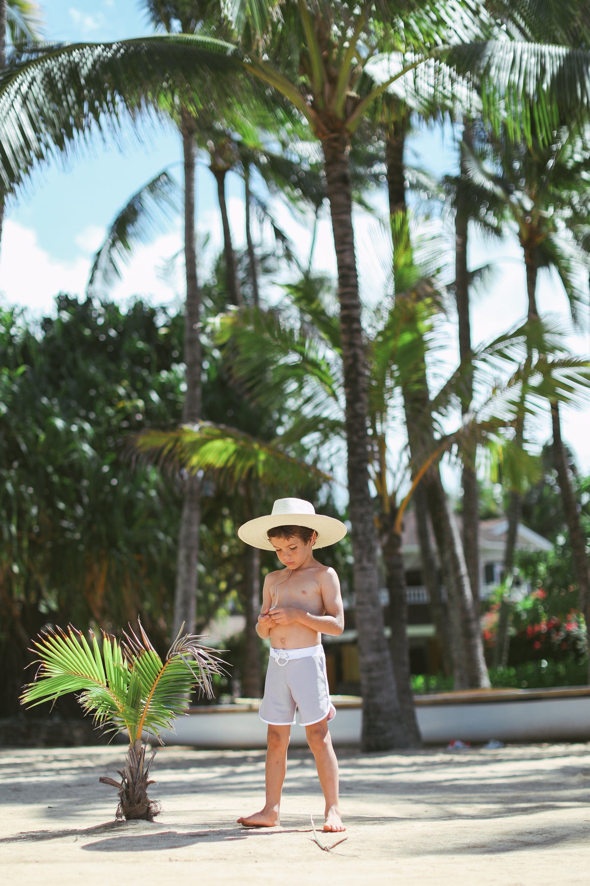 Mini Ro Trunks- Dove