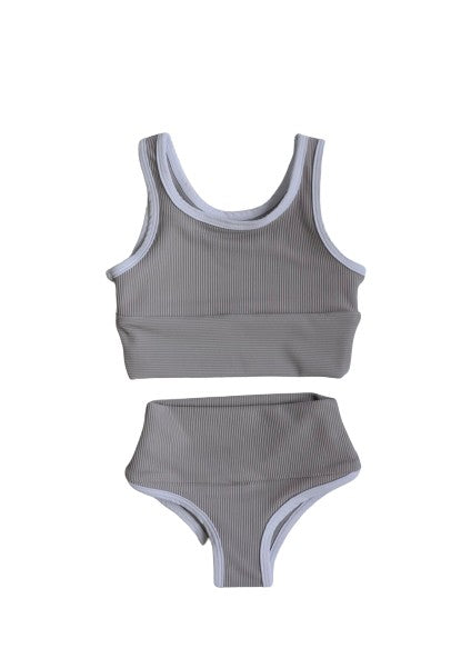 Mini Lain Bikini Set- Dove