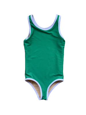 PREORDER-Charleston Mini One Piece- Emerald Green (7208427520183)