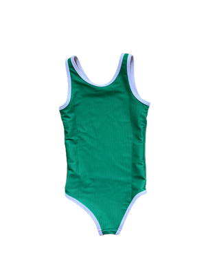PREORDER-Charleston Mini One Piece- Emerald Green (7208427520183)