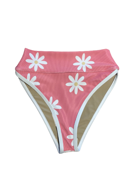 PREORDER- Kiawah Bottom- Retro Daisy Print (7207926530231)