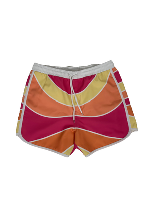Mens Sunset Beach Boardshorts- Wave short version