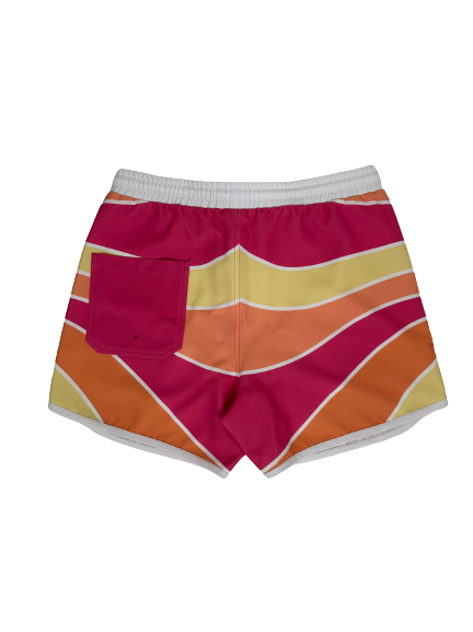 Mens Sunset Beach Boardshorts- Wave short version