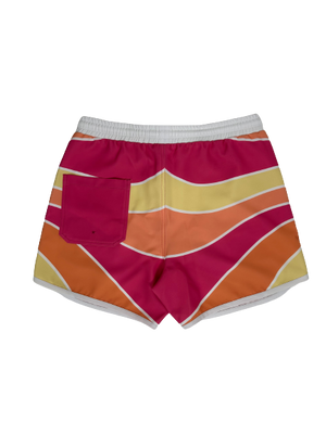 Mens Sunset Beach Boardshorts- Wave short version