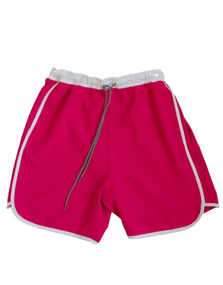 Mens Sunset Beach Boardshorts- Dragonfruit