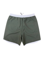Load image into Gallery viewer, Launching 9/2 Mens Sunset Beach Boardshorts- Sage (7177758408887)
