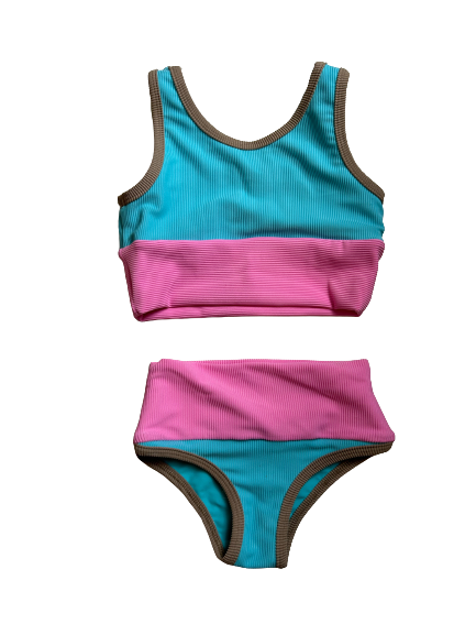 Mini Lain Bikini Set- Cotton Candy 2.0
