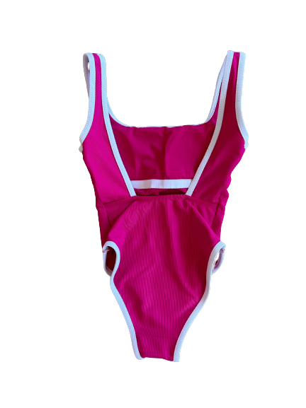 Ocean Isle One Piece- Dragonfruit