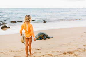 Lain Mini Rashguard - Cantaloupe (6922317660343)